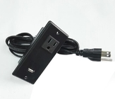 250V US Double USB Desk Plug Sockets American Standard Power Cords