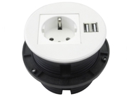 Grommet Mini Type Power Socket Outlet Abs Material Easily Flips Over